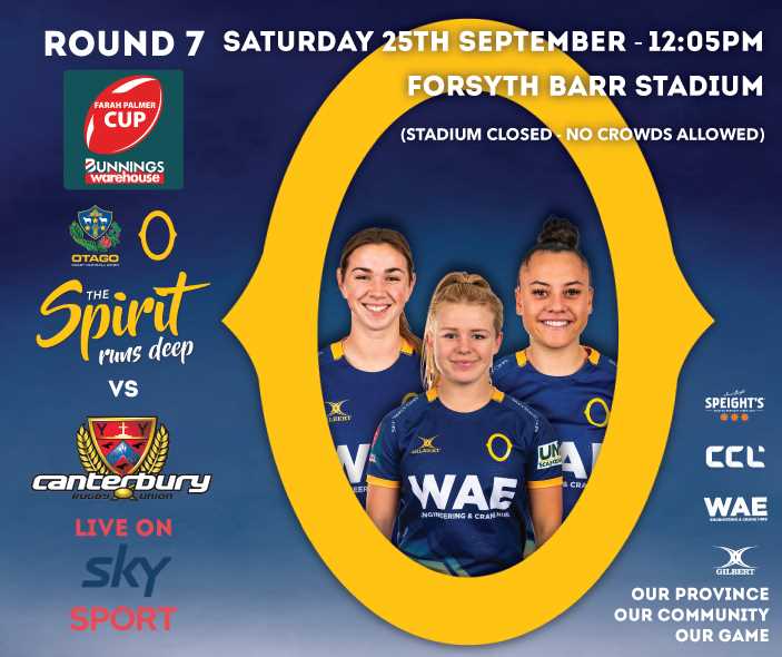 OTAGO SPIRIT SET TO PLAY AGAINST CANTERBURY THIS WEEKEND