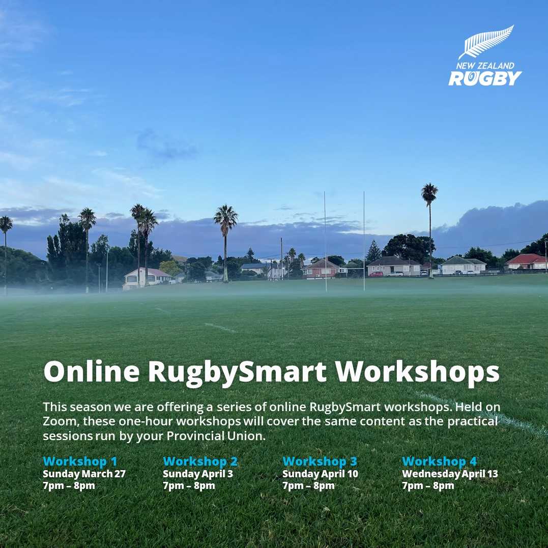 Online Rugby Program RUGBY SMART WORKSHOP DATES