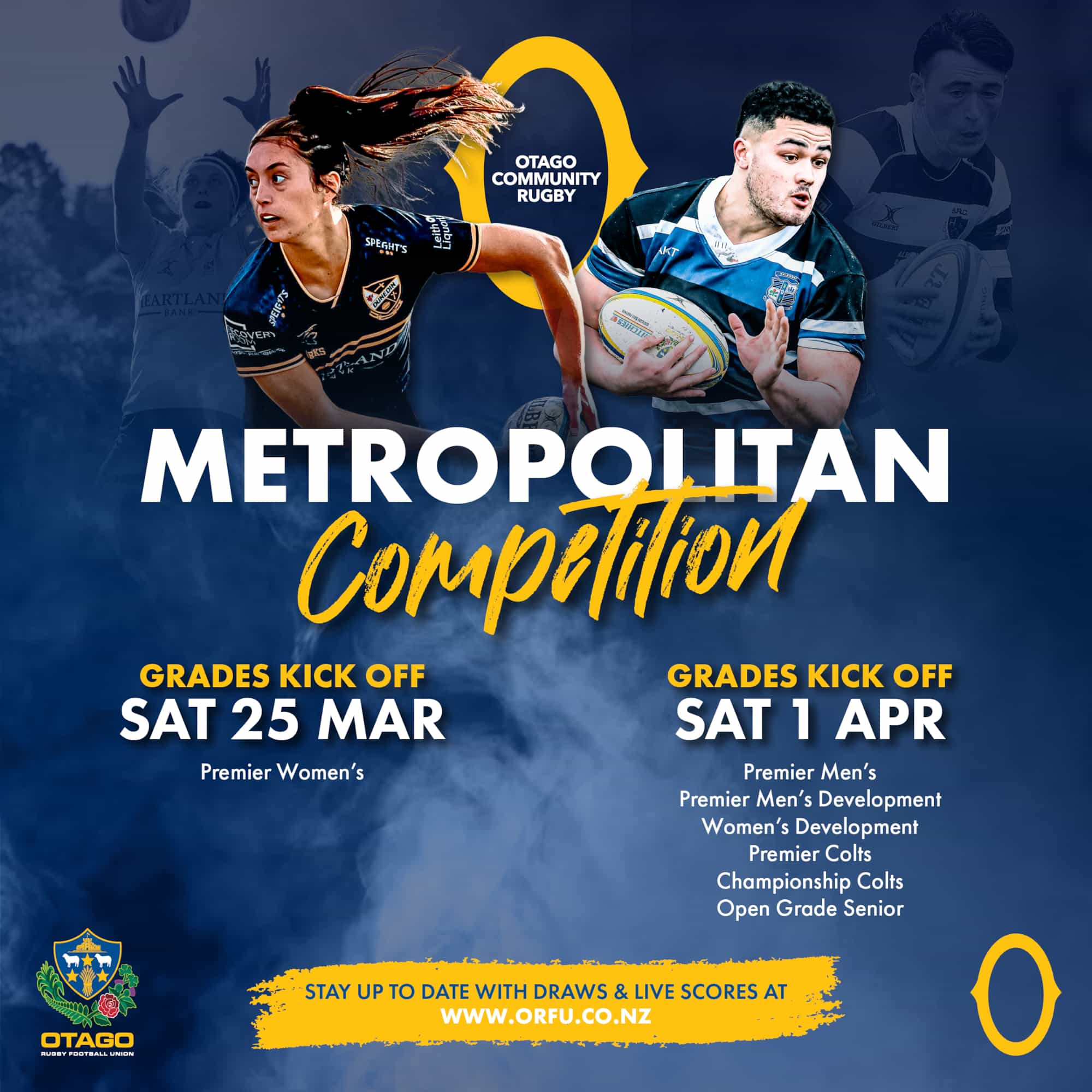 METROPOLITAN RUGBY IS KICKING OFF VERY SOON