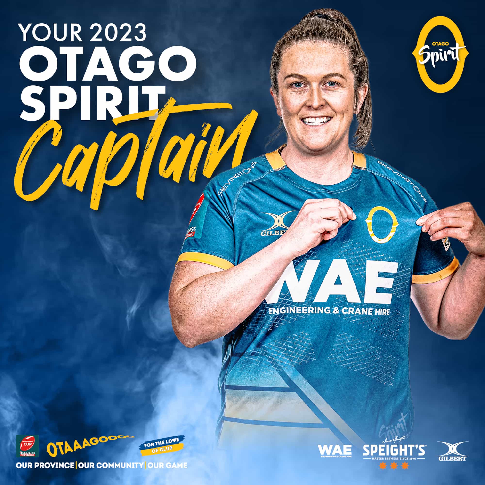 JULIA GORINSKI ANNOUNCED AS OTAGO SPIRIT CAPTAIN