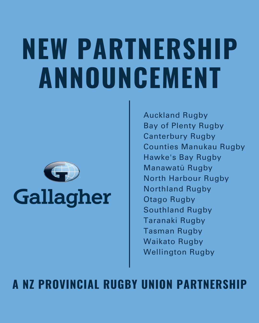 NEW PARTNERSHIP WITH GALLAGHER INSURANCE