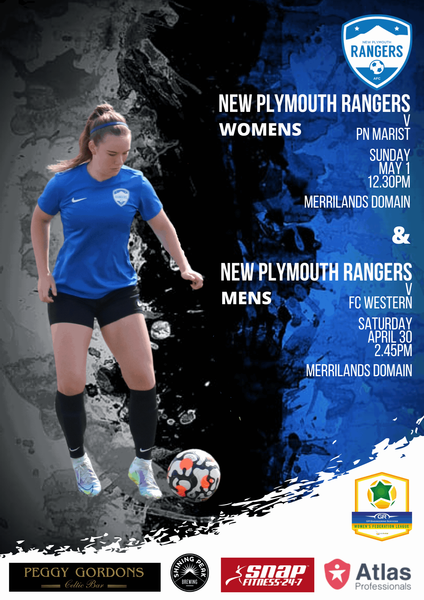 New Plymouth Rangers (AFC) - Match Day Programmes