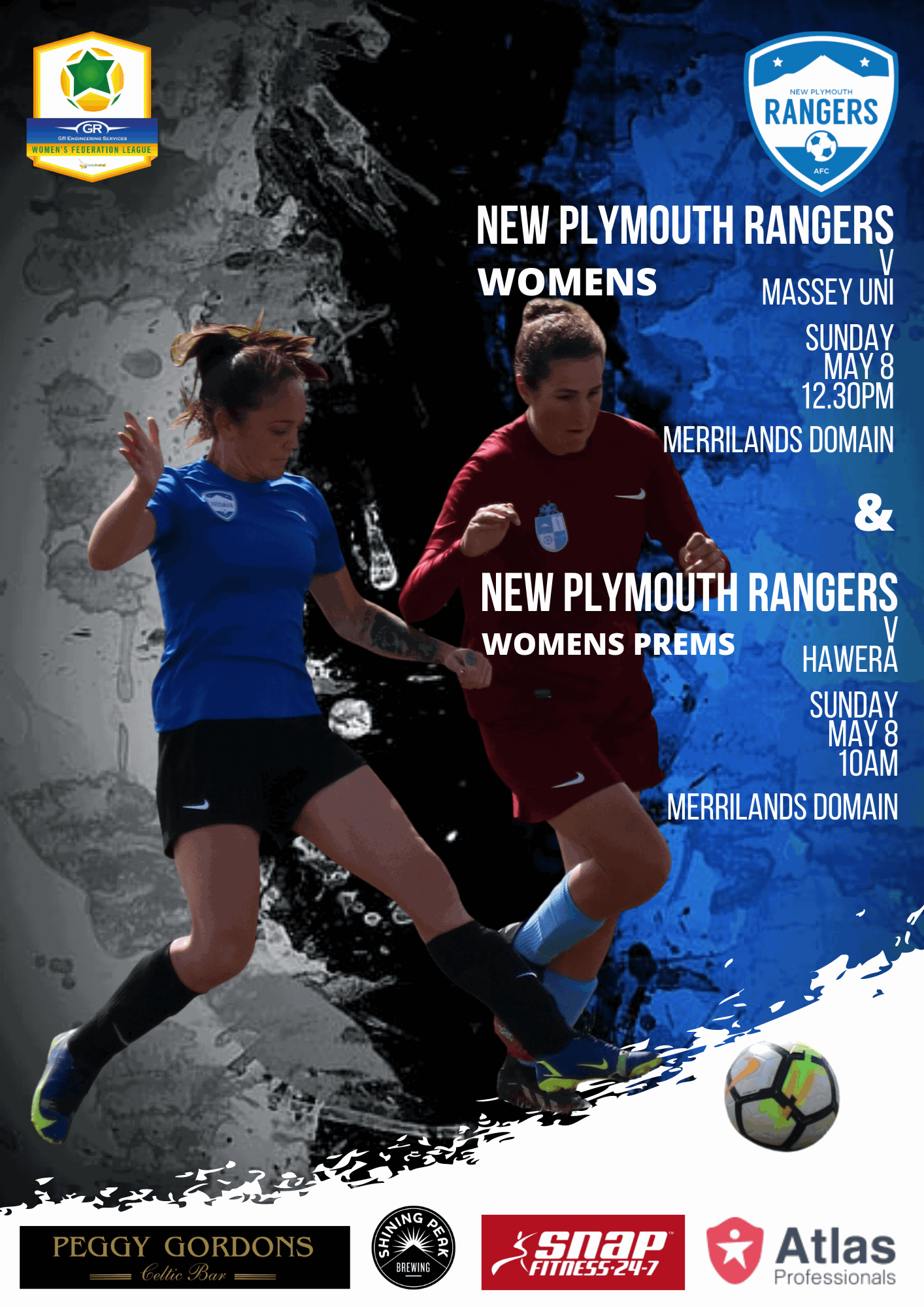 New Plymouth Rangers (AFC) - Match Day Programmes