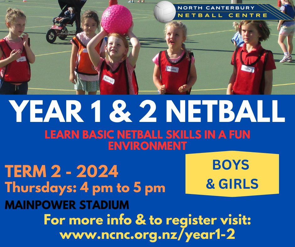 North Canterbury Netball Centre - Year 1 & 2