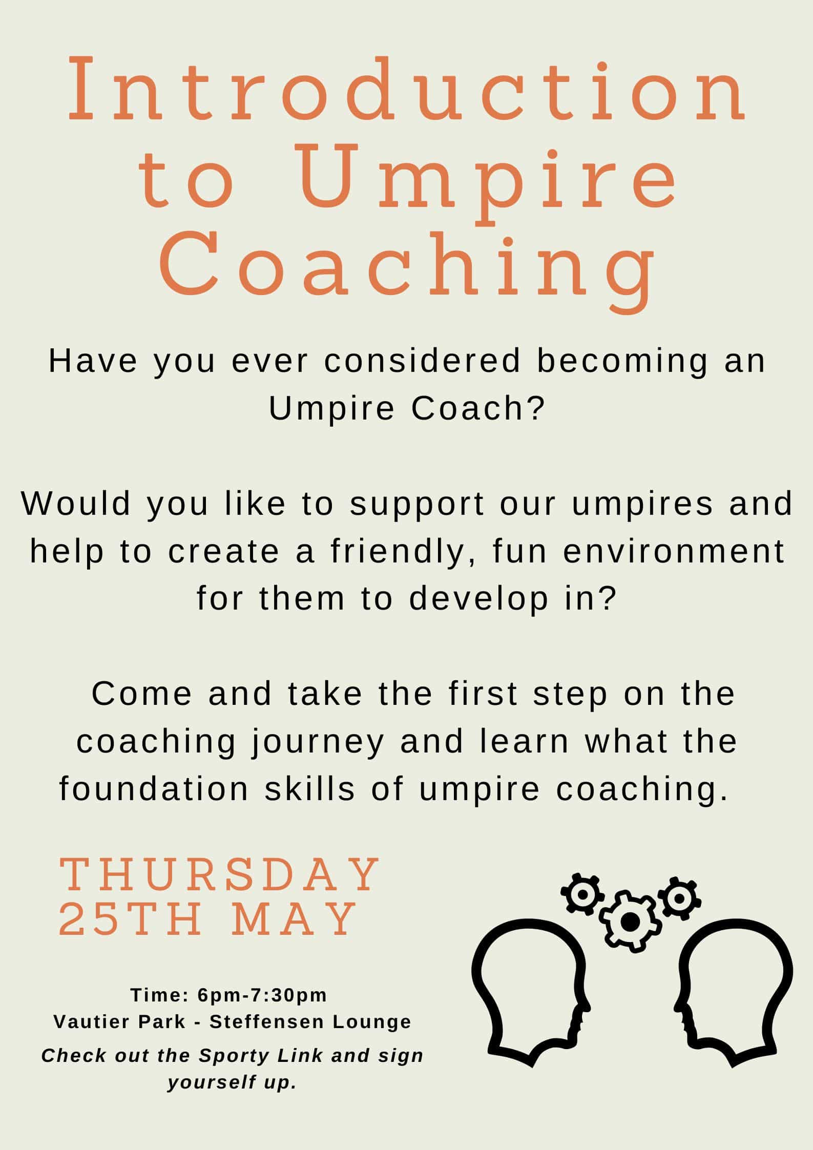 Intro to Umpire Coaching  - 1
