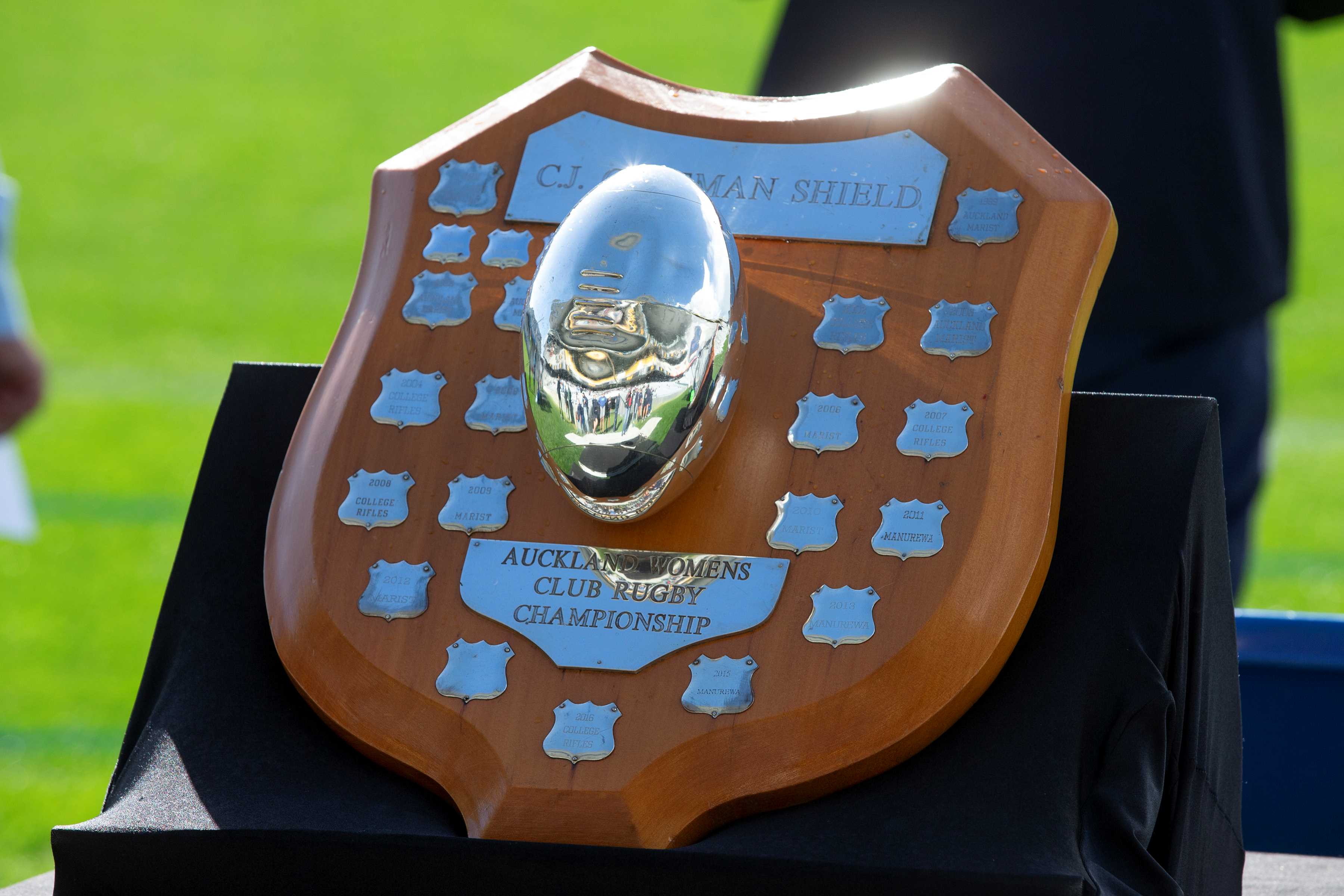 The Coleman Shield, during the Auckland Rugby Union Premier Women’s Coleman Shield Final between College Rifles Thunderbirds and Marist, held at Eden Park.    20  July  2019Copyright photo: Brett Phibbs / www.photosport.nz