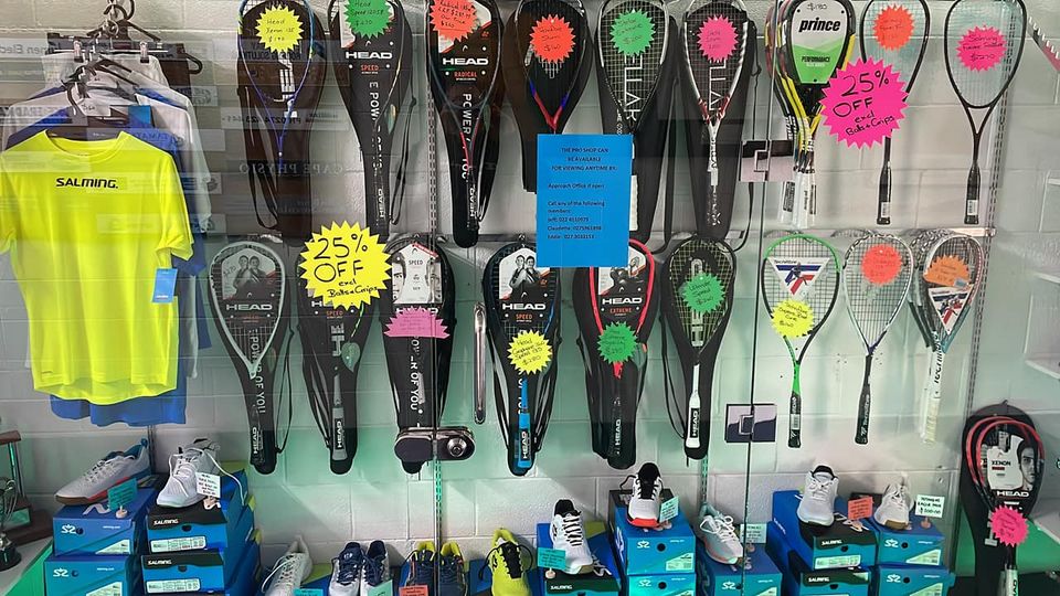 Hawke's Bay Squash Rackets Club Service Box (Squash Pro Shop)