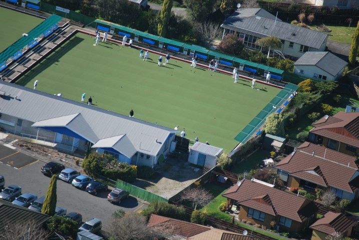 Havelock North Bowling Club from The Sky