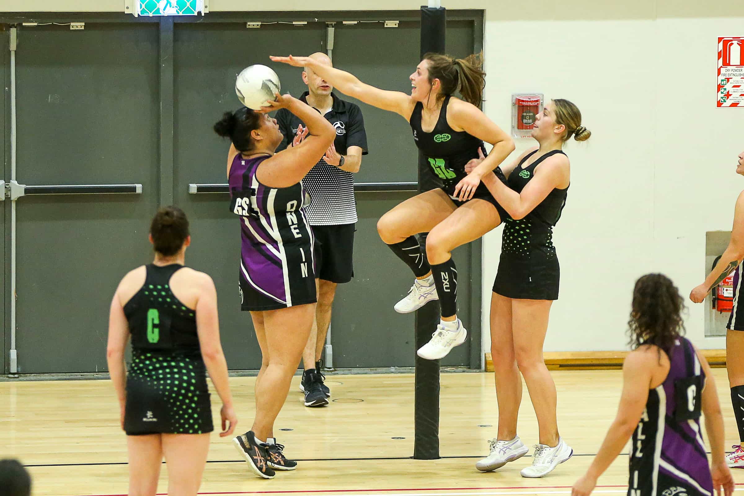 Hawke's Bay Premier netball final, at the Pettigrew Green Arena in Taradale, Napier. All In v Otane. All In won the match. Photographer Paul Taylor Hawke's Bay Today23rd August 2023